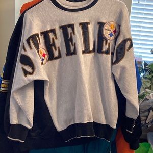 VTG 2000s  quarter sleeve Pittsburgh Steelers crewneck
